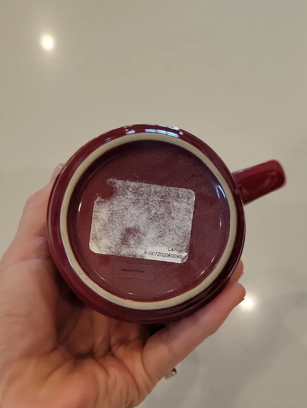 NWT Le Creuset Cerise Red Tea Mug